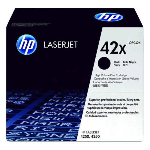 HP Toner svart (Q5942X / 42X) (høy kapasitet)