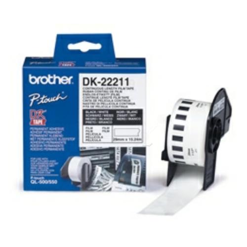 Brother Etikett hvit (DK22211), 29mm