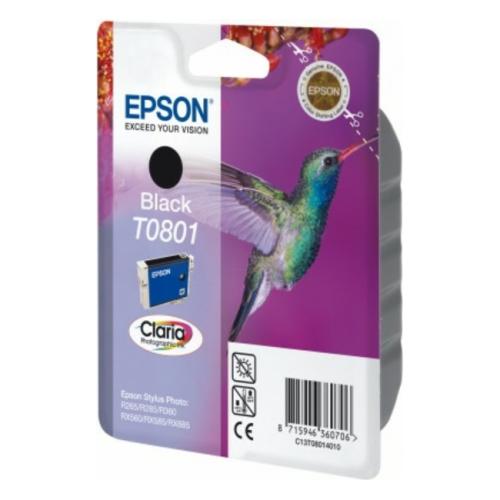 Epson Blekkpatron svart (C13T08014011 / T0801)