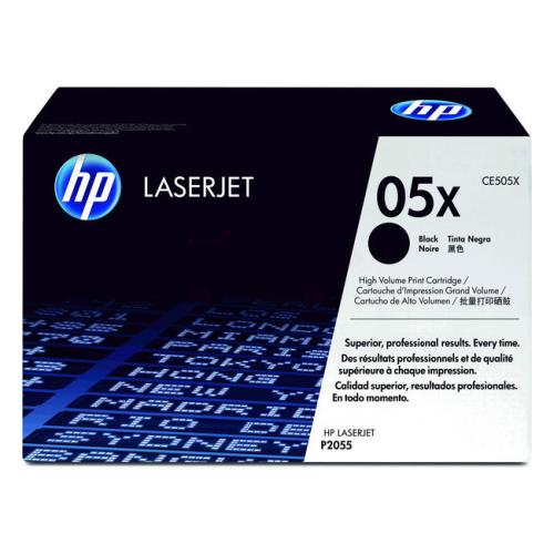 HP Toner svart (CE505X / 05X) (høy kapasitet)