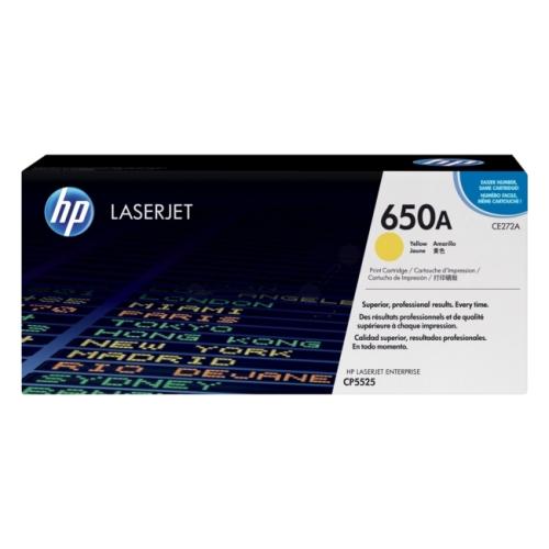 HP Toner gul (CE272A / 650A)