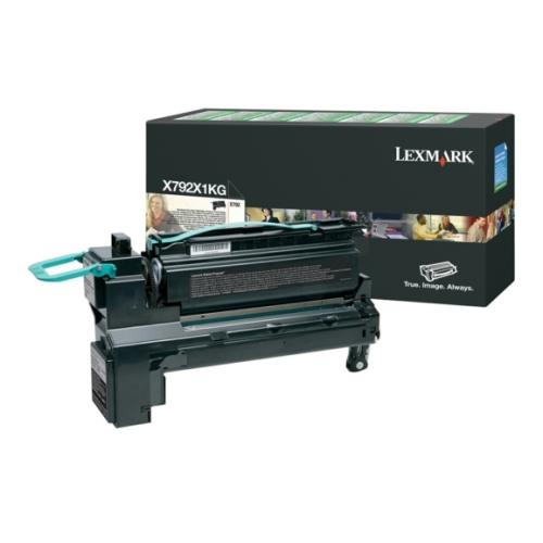 Lexmark Toner svart (X792X1KG / 0X792X1KG) (Return)