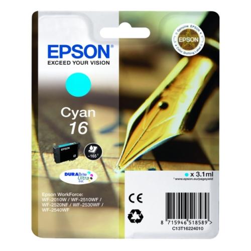 Epson Blekkpatron cyan (C13T16224010 / 16)