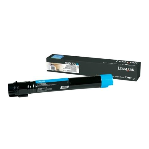 Lexmark Toner cyan (X950X2CG / 0X950X2CG) (høy kapasitet)