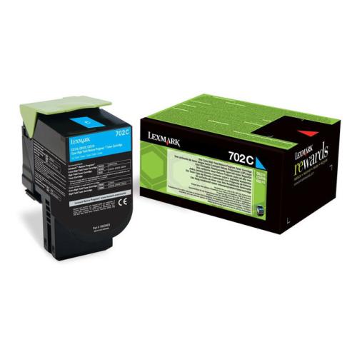 Lexmark Toner cyan (70C20C0 / 702C) (Return)