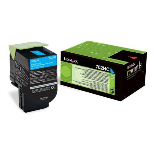 Lexmark Toner cyan (70C2HC0 / 702HC) (Return)