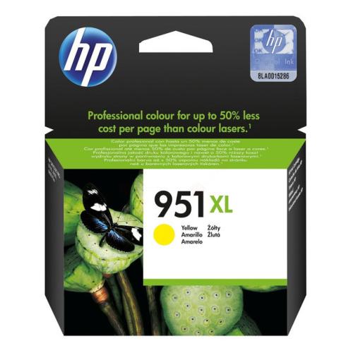 HP Blekkpatron gul (CN048AE / 951XL) (høy kapasitet)