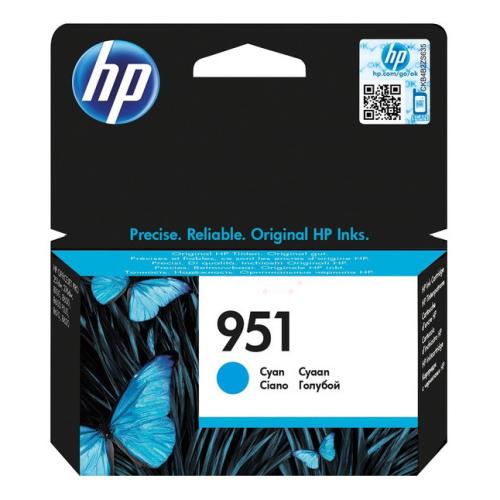 HP Blekkpatron cyan (CN050AE / 951)