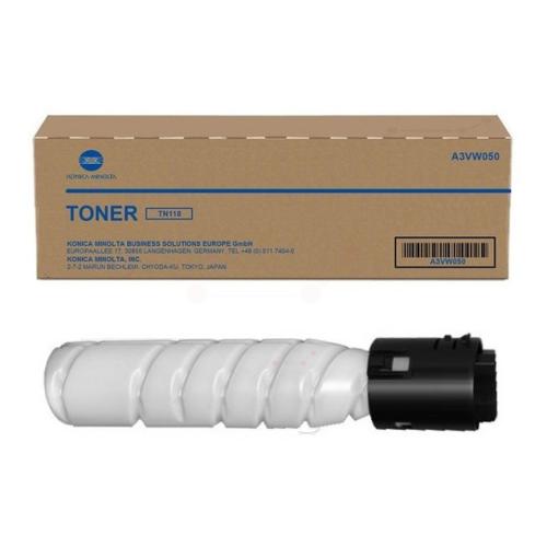 Konica Minolta Toner svart (A3VW050 / TN118) (Dobbelpakke)