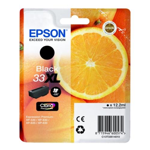 Epson Blekkpatron svart (C13T33514012 / 33XL) (høy kapasitet)