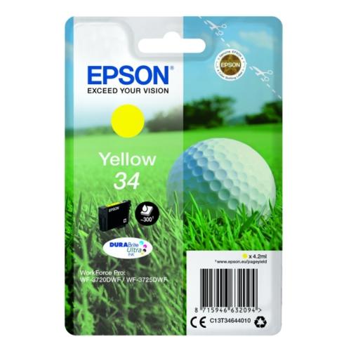 Epson Blekkpatron gul (C13T34644010 / 34)