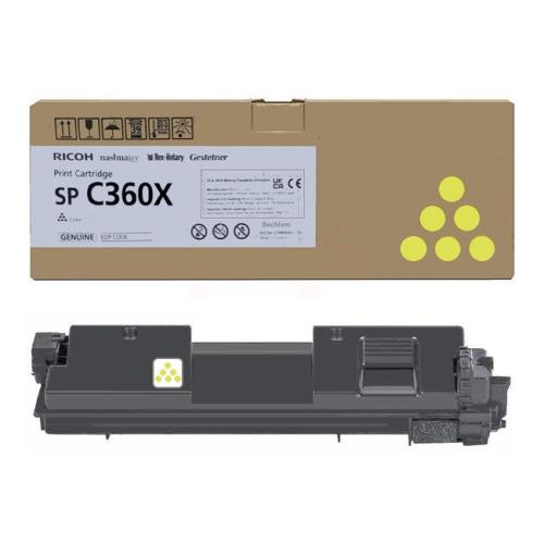 Ricoh Toner gul (408253 / SPC360X) (høy kapasitet)