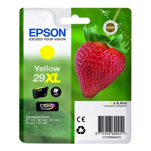 Epson Blekkpatron gul (C13T29944012 / 29XL) (høy kapasitet)