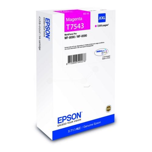 Epson Blekkpatron magenta (C13T754340 / T7543) (høy kapasitet)