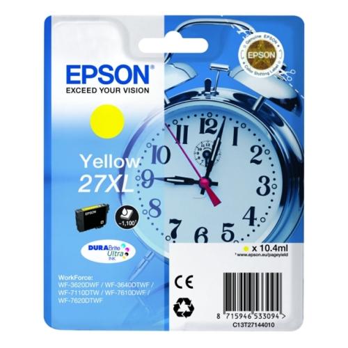 Epson Blekkpatron gul (C13T27144012 / 27XL) (høy kapasitet)