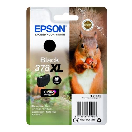 Epson Blekkpatron svart (C13T37914010 / 378XL) (høy kapasitet)