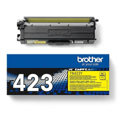 Brother Toner gul (TN423Y /) (høy kapasitet)