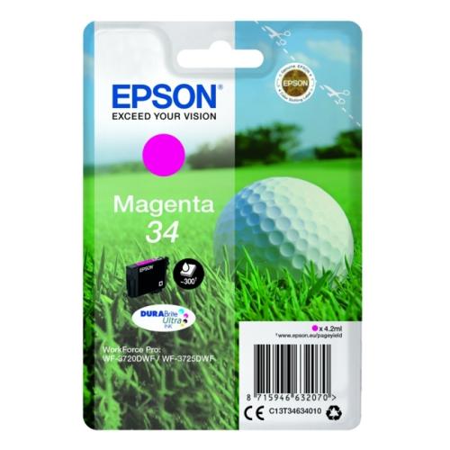 Epson Blekkpatron magenta (C13T34634010 / 34)