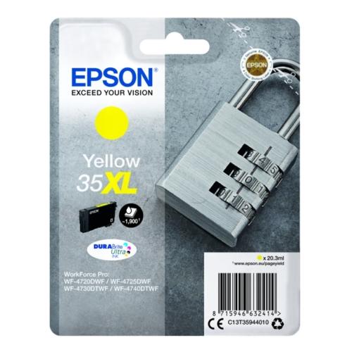 Epson Blekkpatron gul (C13T35944010 / 35XL) (høy kapasitet)