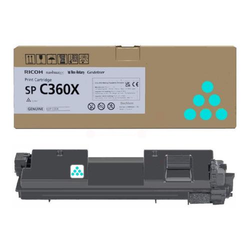 Ricoh Toner cyan (408251 / SPC360X) (høy kapasitet)