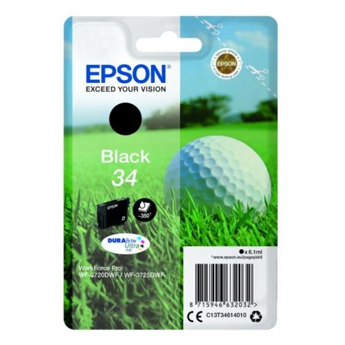 Epson Blekkpatron svart (C13T34614010 / 34)