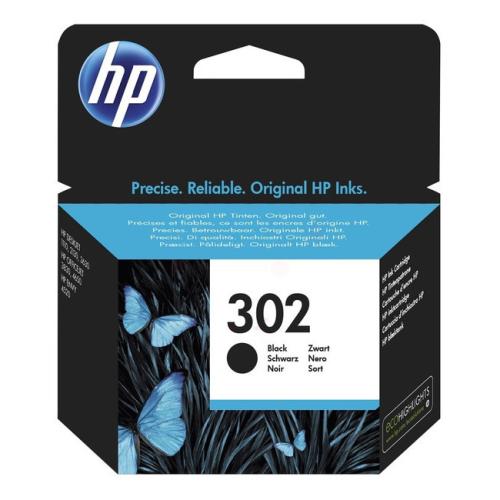 HP Blekkpatron svart (F6U66AE / 302)