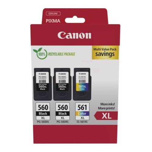 Canon Blekkpatron svart / farge (3712C009 / PG560XL+CL561XL) (multipack)