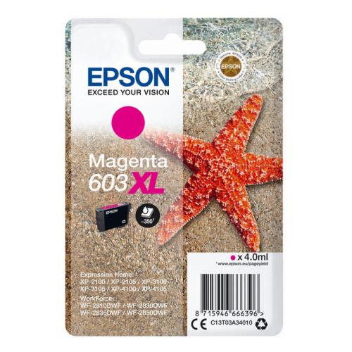 Epson Blekkpatron magenta (C13T03A34010 / 603XL) (høy kapasitet)