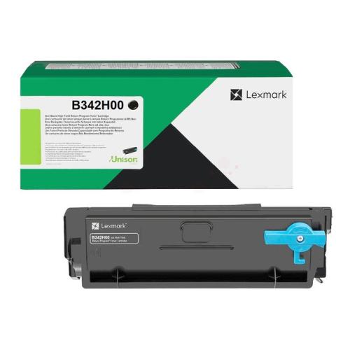 Lexmark Toner svart (B342H00 / 0B342H00) (Return, høy kapasitet)