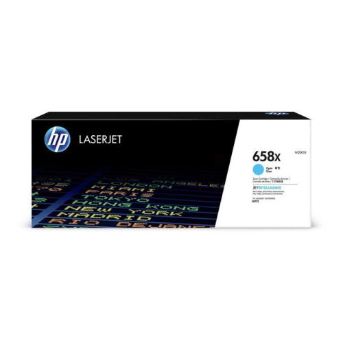 HP Toner cyan (W2001X / 658X) (høy kapasitet)