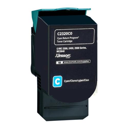 Lexmark Toner cyan (C242XC0 / 0C242XC0) (Return, høy kapasitet)