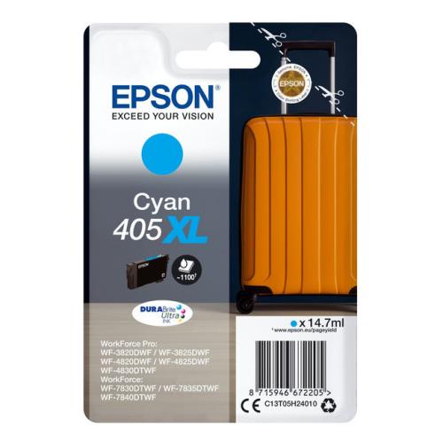 Epson Blekkpatron cyan (C13T05H24010 / 405XL) (høy kapasitet)