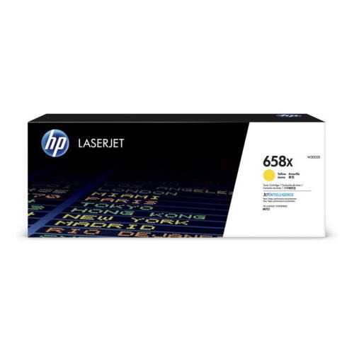 HP Toner gul (W2002X / 658X) (høy kapasitet)