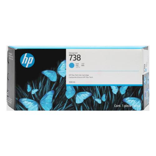 HP Blekkpatron cyan (676M6A / 738)