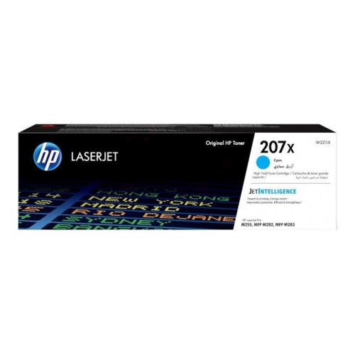 HP Toner cyan (W2211X / 207X) (høy kapasitet)