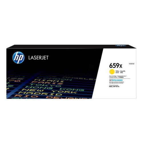 HP Toner gul (W2012X / 659X) (høy kapasitet)