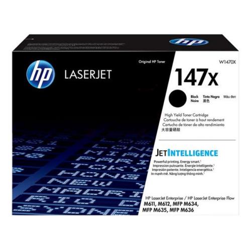 HP Toner svart (W1470X / 147X) (høy kapasitet)