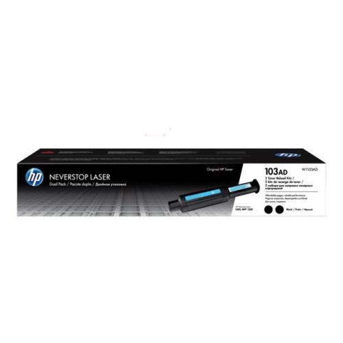 HP Toner svart (W1103AD / 103A) (Dobbelpakke)