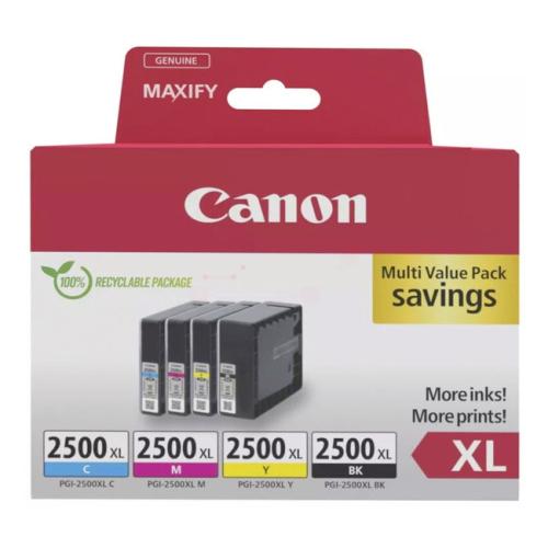 Canon Blekkpatron svart / cyan / magenta / gul (9254B010 / PGI2500XLBKCMY) (multipack)