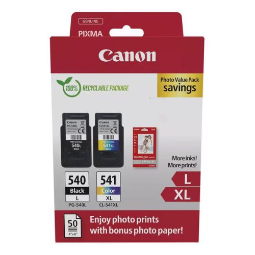 Canon Blekkpatron svart / farge (5224B013 / PG540L+CL541XL) (Dobbelpakke, multipack)