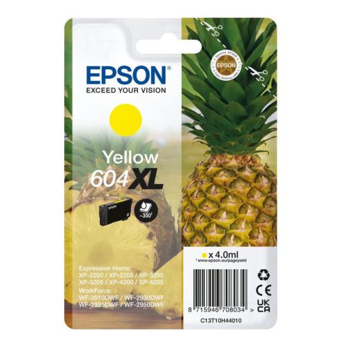 Epson Blekkpatron gul (C13T10H44010 / 604XL) (høy kapasitet)