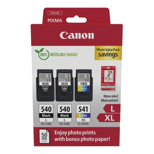 Canon Blekkpatron svart / farge (5224B015 / PG540L+CL541XL) (multipack)