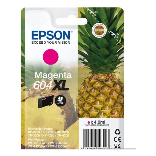 Epson Blekkpatron magenta (C13T10H34010 / 604XL) (høy kapasitet)