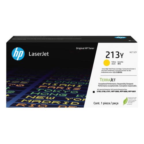 HP Toner gul (W2132Y / 213Y) (høy kapasitet)