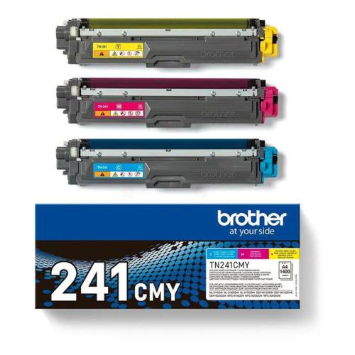 Brother Toner cyan / magenta / gul (TN241CMY /) (multipack)