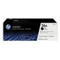 HP Toner svart (CB436AD / 36A) (Dobbelpakke)