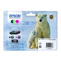 Epson Blekkpatron svart / cyan / magenta / gul (C13T26364010 / 26XL) (multipack, høy kapasitet)