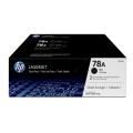 HP Toner svart (CE278AD / 78A) (Dobbelpakke)