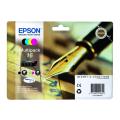 Epson Blekkpatron svart / cyan / magenta / gul (C13T16264010 / 16) (multipack)