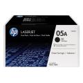 HP Toner svart (CE505D / 05A) (Dobbelpakke)